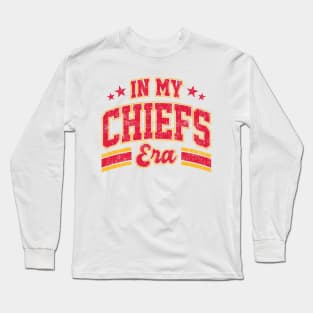 Vintage In My Chiefs Era Kansas City Football Long Sleeve T-Shirt